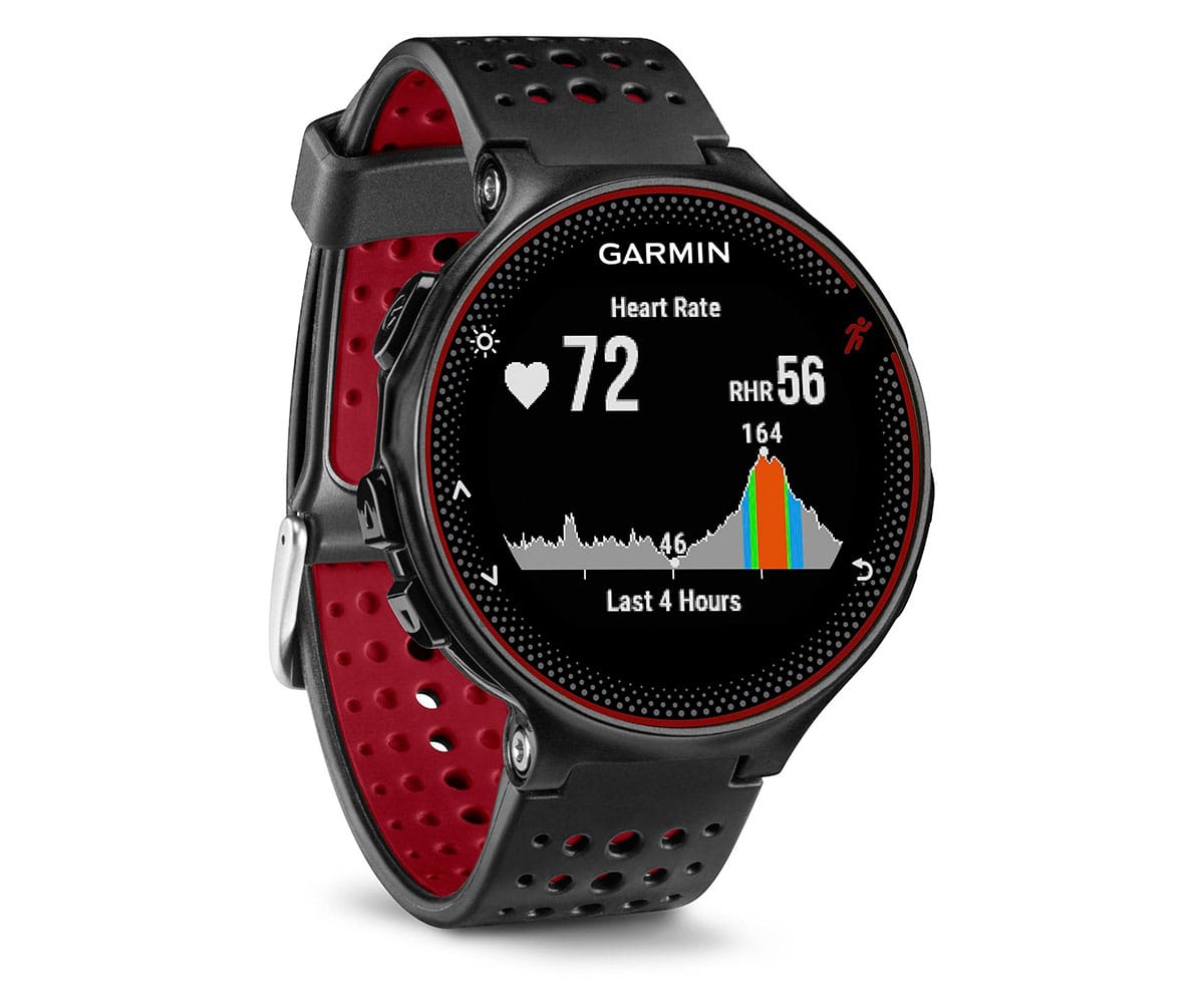 GARMIN FORERUNNER 235 NEGRO/ROJO RELOJ RUNNING CON GPS Y MEDIDOR DE