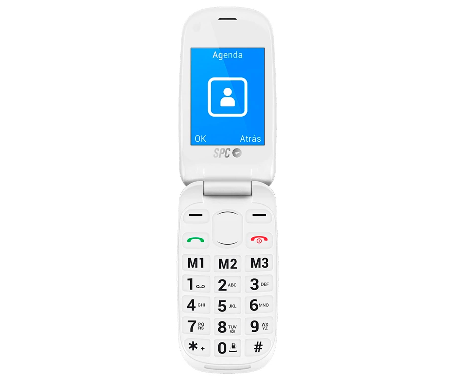 SPC 2304B HARMONY BLANCO MÓVIL CON TAPA / DUAL SIM / SOS