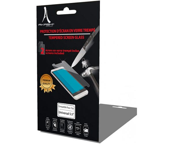 AKASHI PROTECTOR CRISTAL UNIVERSAL 5.5'' (2 UNIDADES)