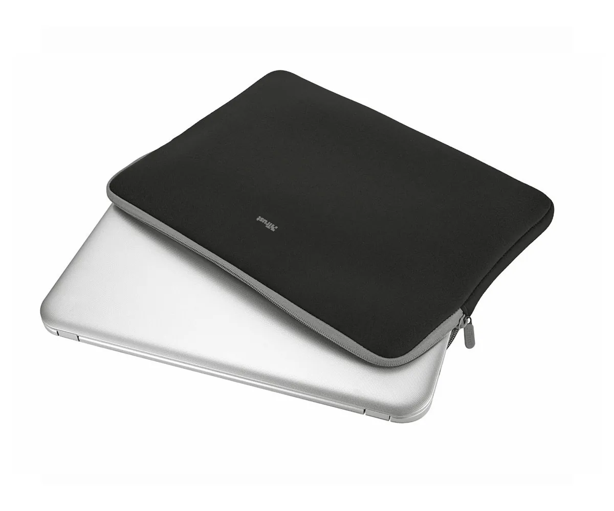 TRUST SOFT SLEEVE NEGRO FUNDA PROTECTORA SUAVE PARA PORTÁTILES DE 13,3