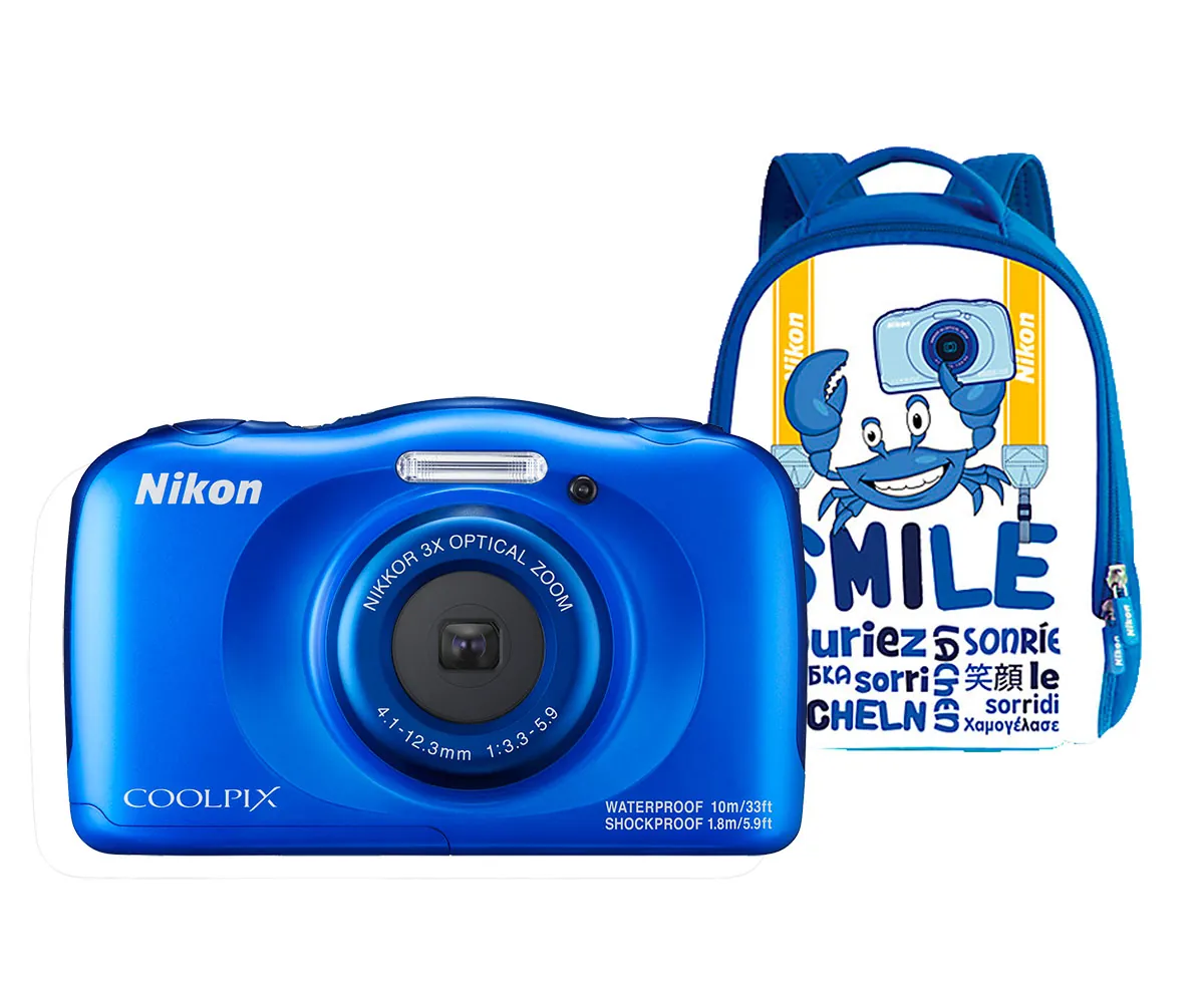 Nikon Cámara Acuática Coolpix S33 Azul