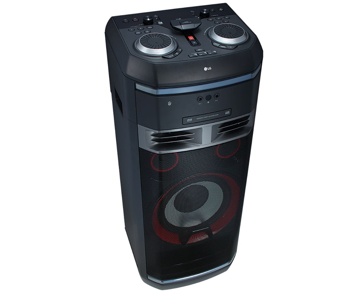 LG XBOOM OK99 SISTEMA DE AUDIO DE ALTO VOLTAJE 1800W BLUETOOTH PARTY LINK USB FUNCIONES DJ Y