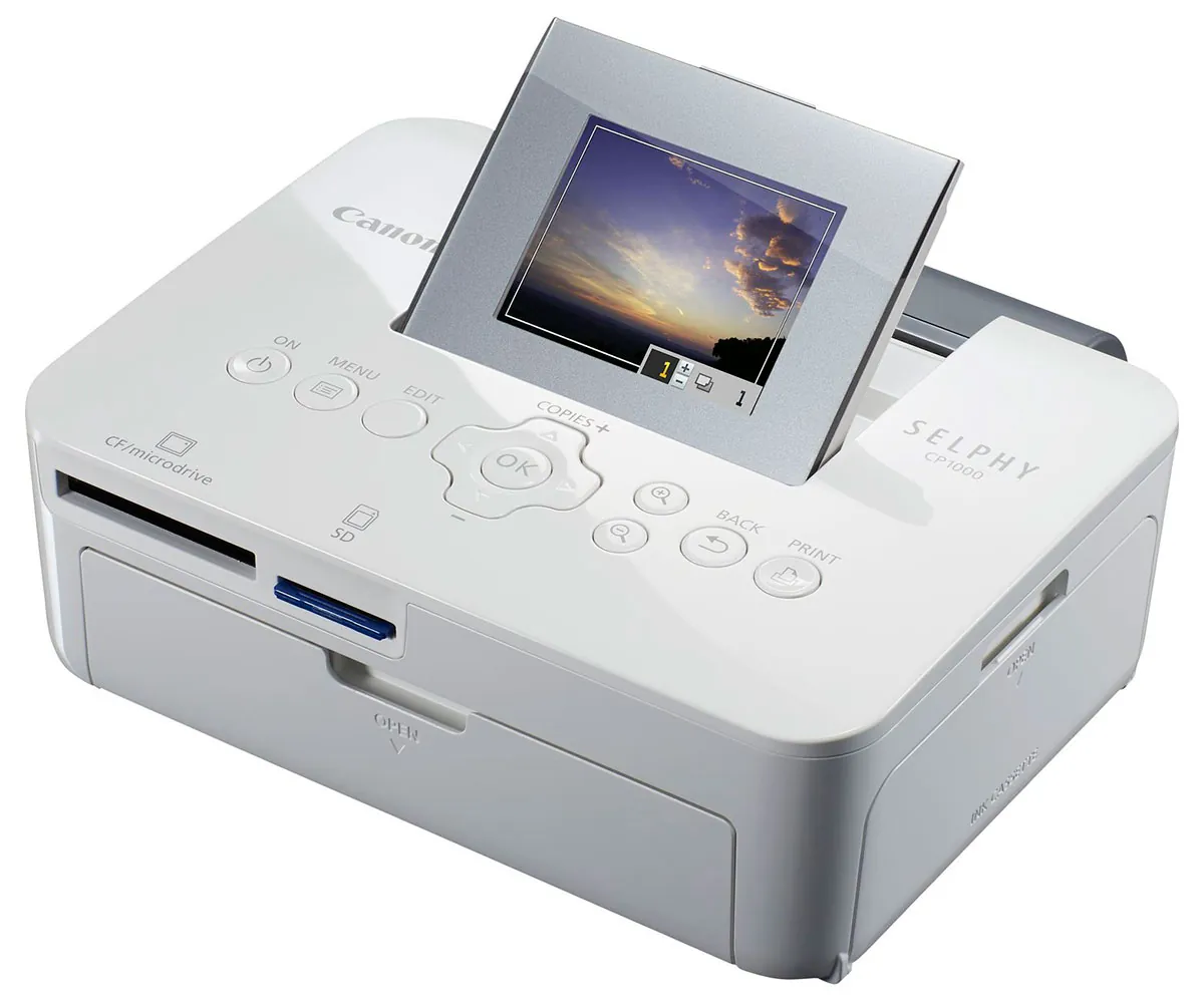Canon Selphy Cp1000 Blanco Impresora Fotográfica Compacta Y Portátil Impresión D... (2)