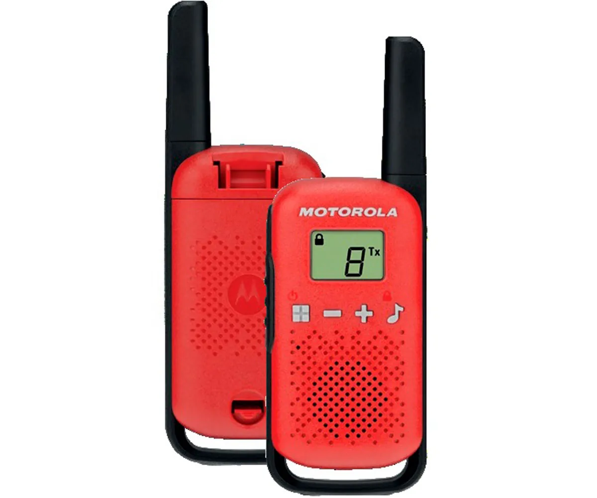 Motorola Talkabout T42 Rojo Walkie Talkies 4km 16 Canales Pantalla Lcd (3)