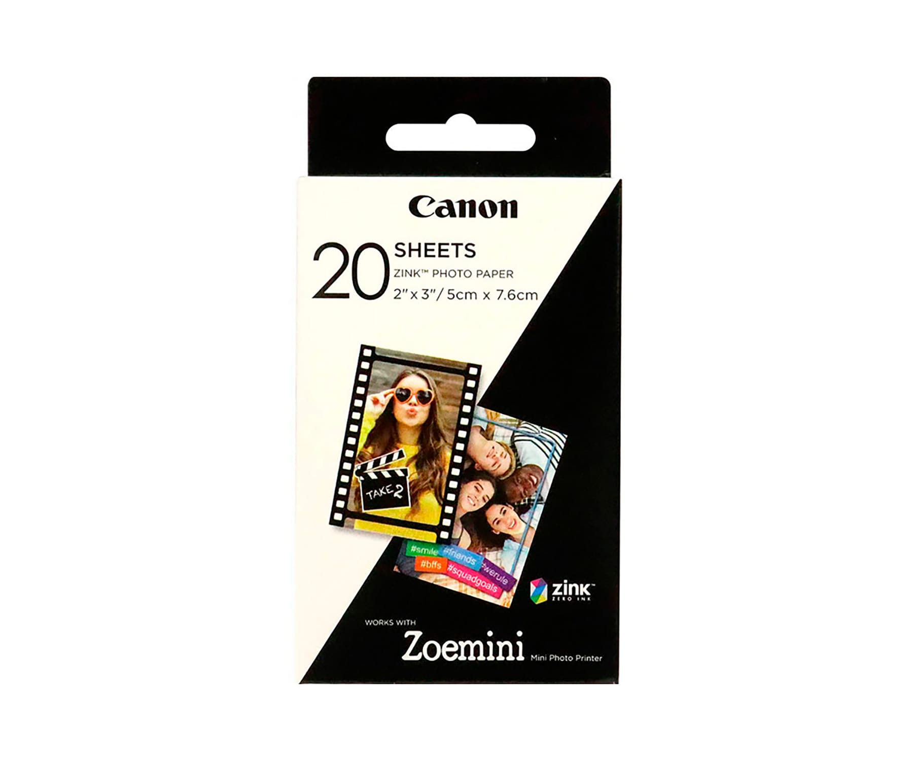 CANON ZP-2030 PAPEL FOTOGRÁFICO (20) IMPRESORA ZOEMINI 123