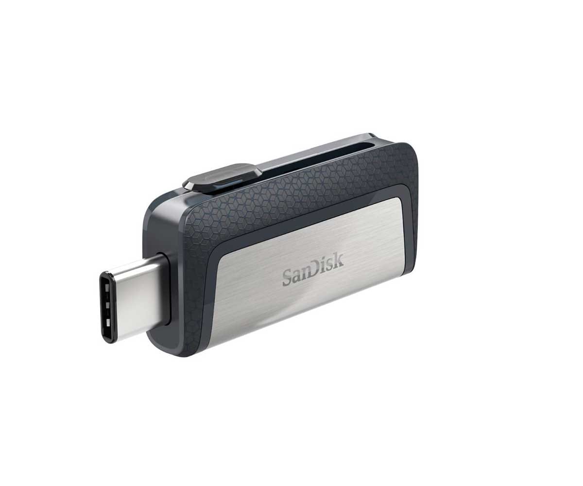 SANDISK MEMORIA FLASH 32GB CONECTOR 3.1 TIPO-C DISEÑO RETRÁCTIL