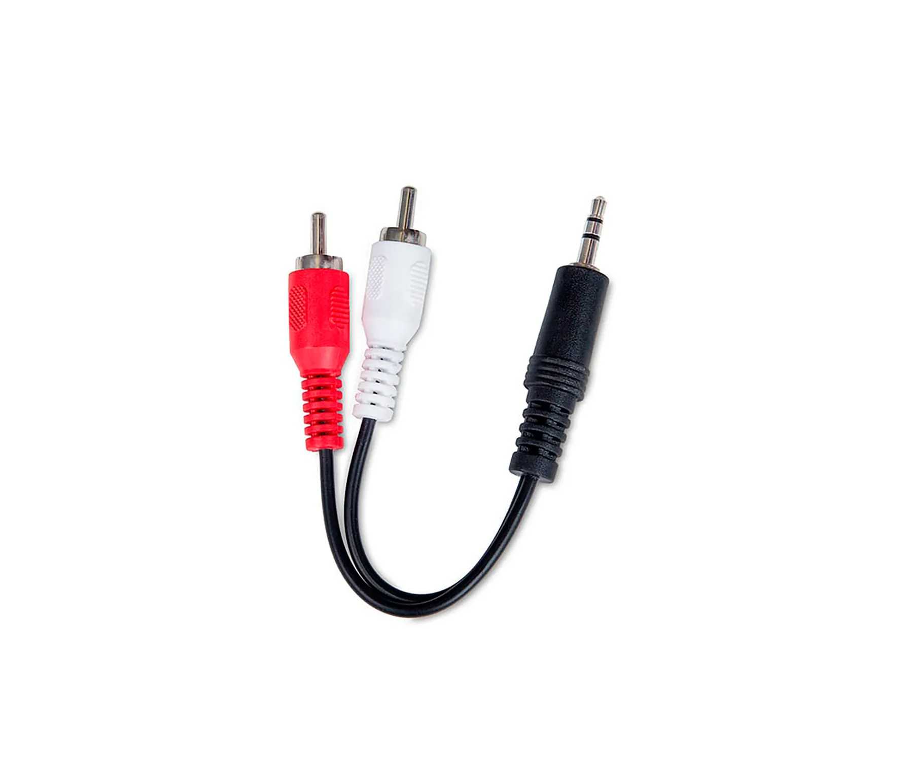 DCU CABLE DE CONEXIÓN AUDIO JACK 3.5 MACHO STEREO A 2 RCA MACHO 3 METROS