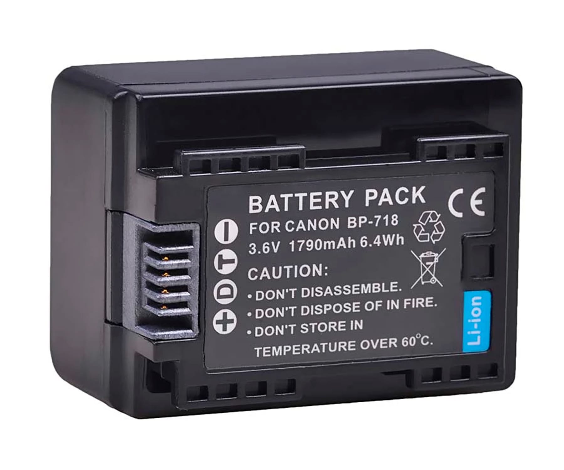 CANON BP-718 BATERÍA PARA VIDEOCÁMARAS LEGRIA HF-R Y HF-M