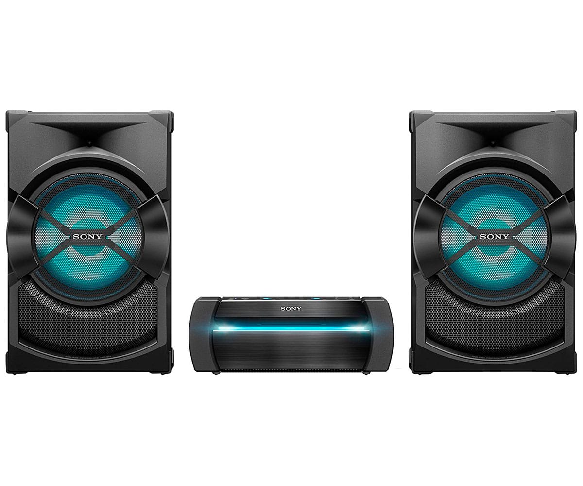 SONY SHAKEX30PI SISTEMA DE AUDIO EN CASA CON FUNCIÓN KARAOKE Y LUCES LED AMBIENTALES