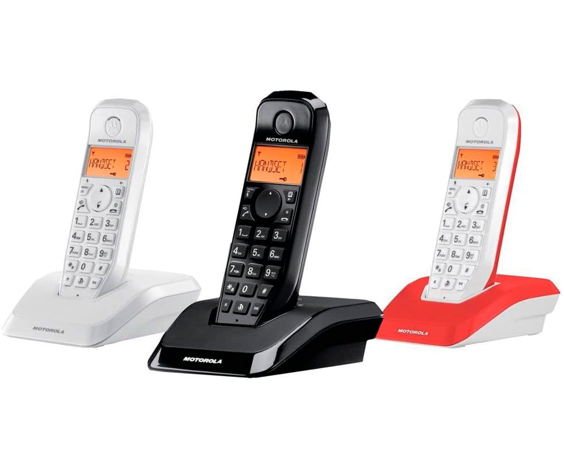 MOTOROLA S1203 MAXICOLOR TRIO TELÉFONO INALÁMBRICO