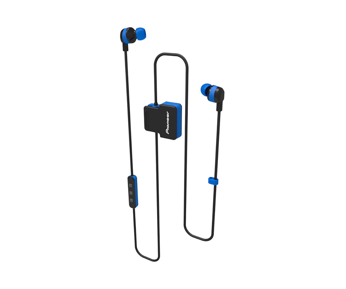 PIONEER SE-CL5BT AZUL AURICULARES INALÁMBRICOS BLUETOOTH DISEÑO EN CLIP CON MICRÓFONO IPX4