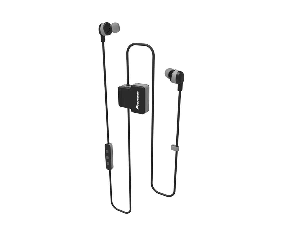 PIONEER SE-CL5BT GRIS AURICULARES INALÁMBRICOS BLUETOOTH DISEÑO EN CLIP CON MICRÓFONO IPX4