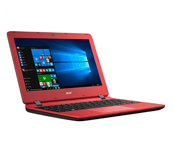 computador acer rojo