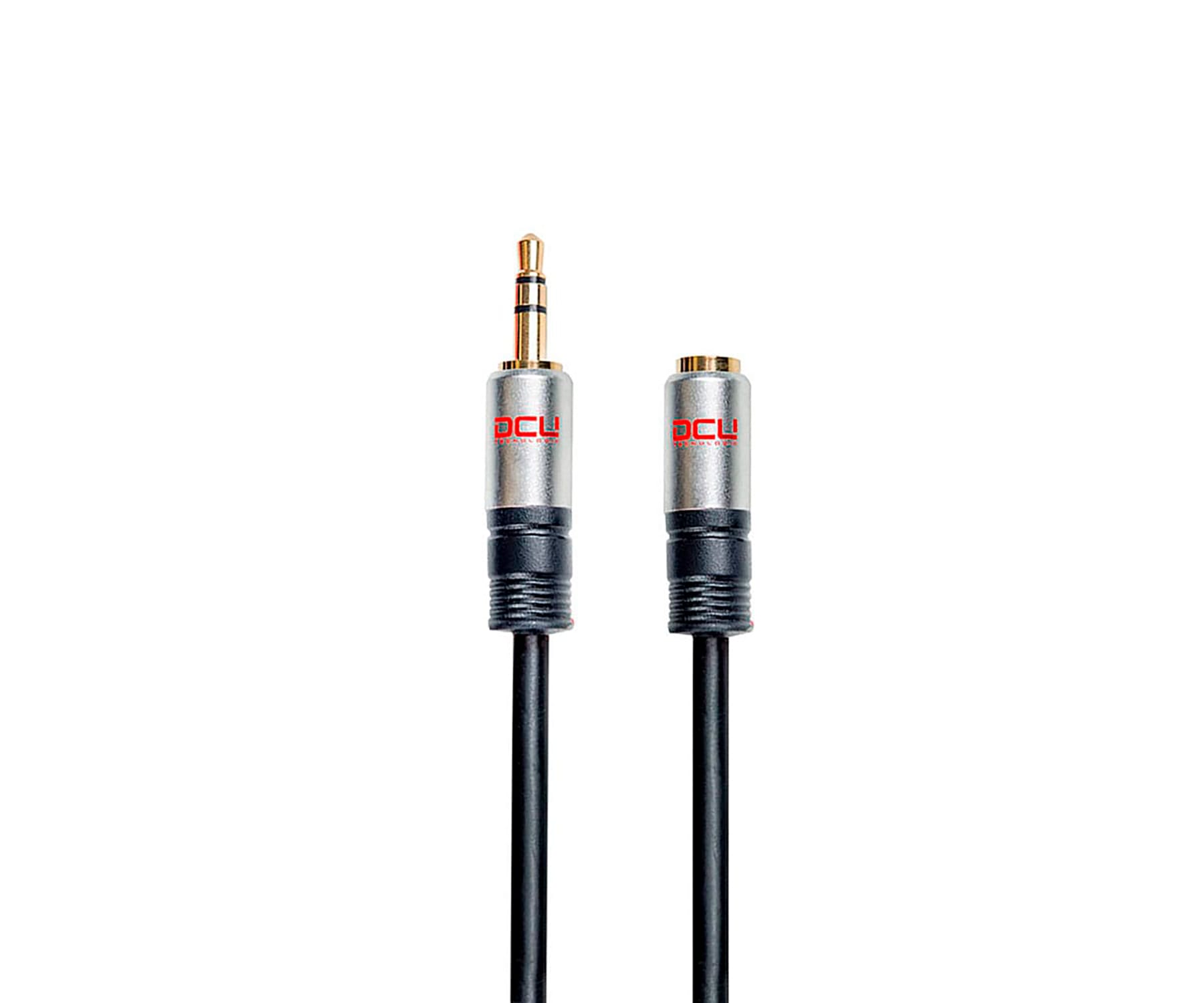 DCU CABLE DE AUDIO CONEXIÓN JACK 3.5mm MACHO-HEMBRA 1.5 METROS