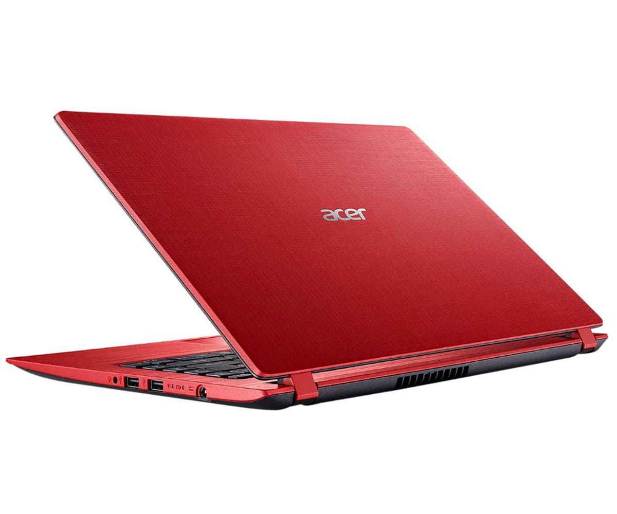 computador acer rojo