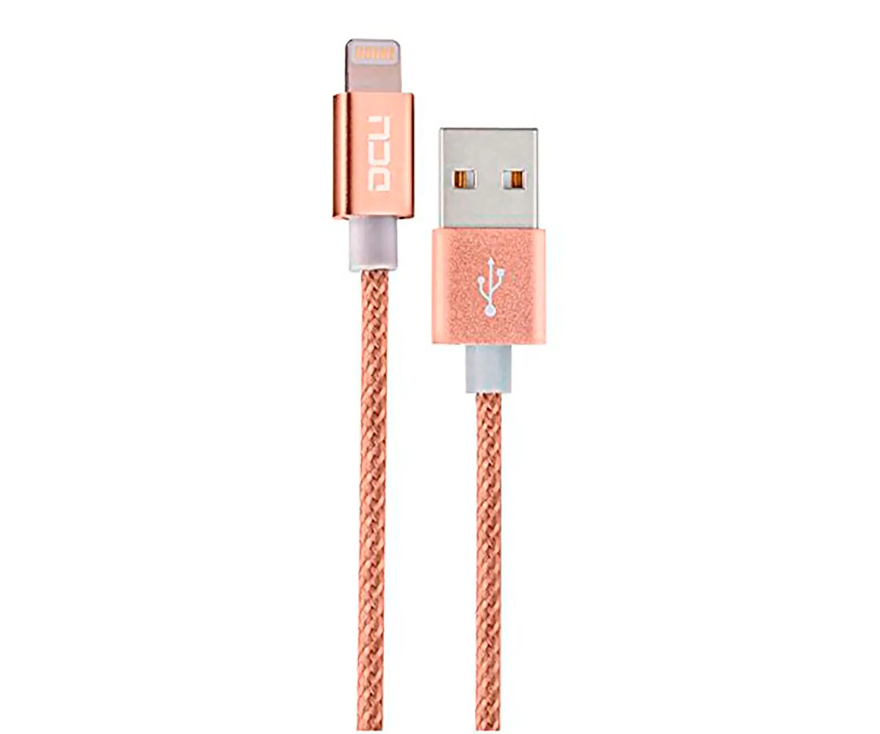 DCU CABLE DORADO USB A LIGHTNING 1 METRO