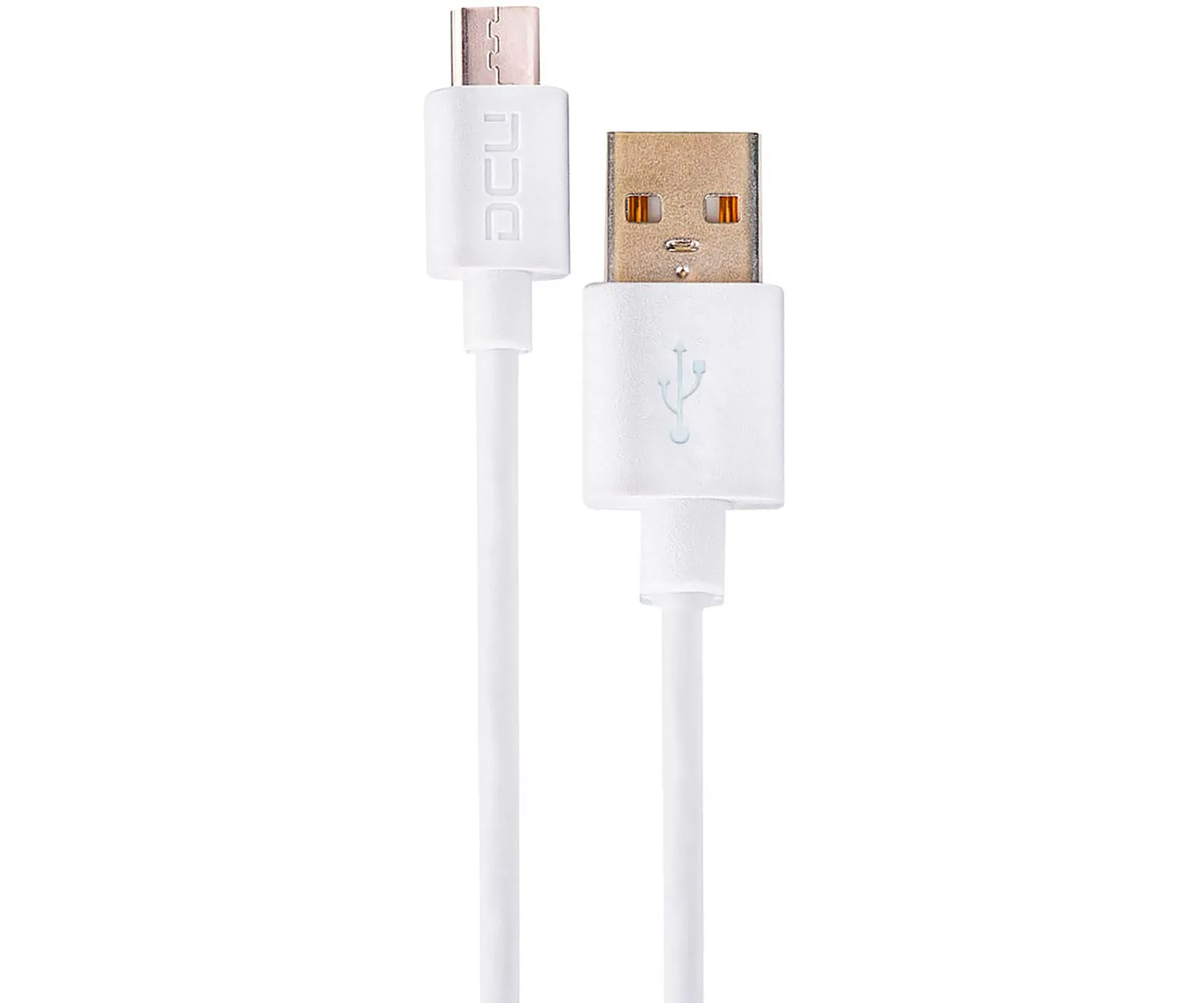 DCU CABLE BLANCO CONEXIÓN USB A MICRO USB 1M