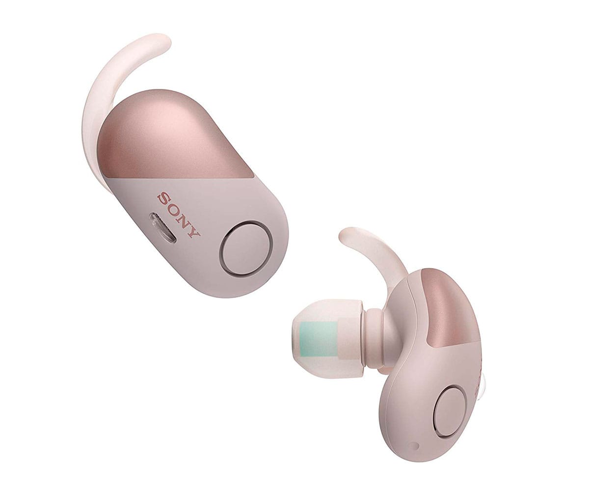 SONY WF-SP700N ROSA AURICULARES INALÁMBRICOS DEPORTIVOS BLUETOOTH NFC NOISE CANCELLING FUNDA DE CARGA