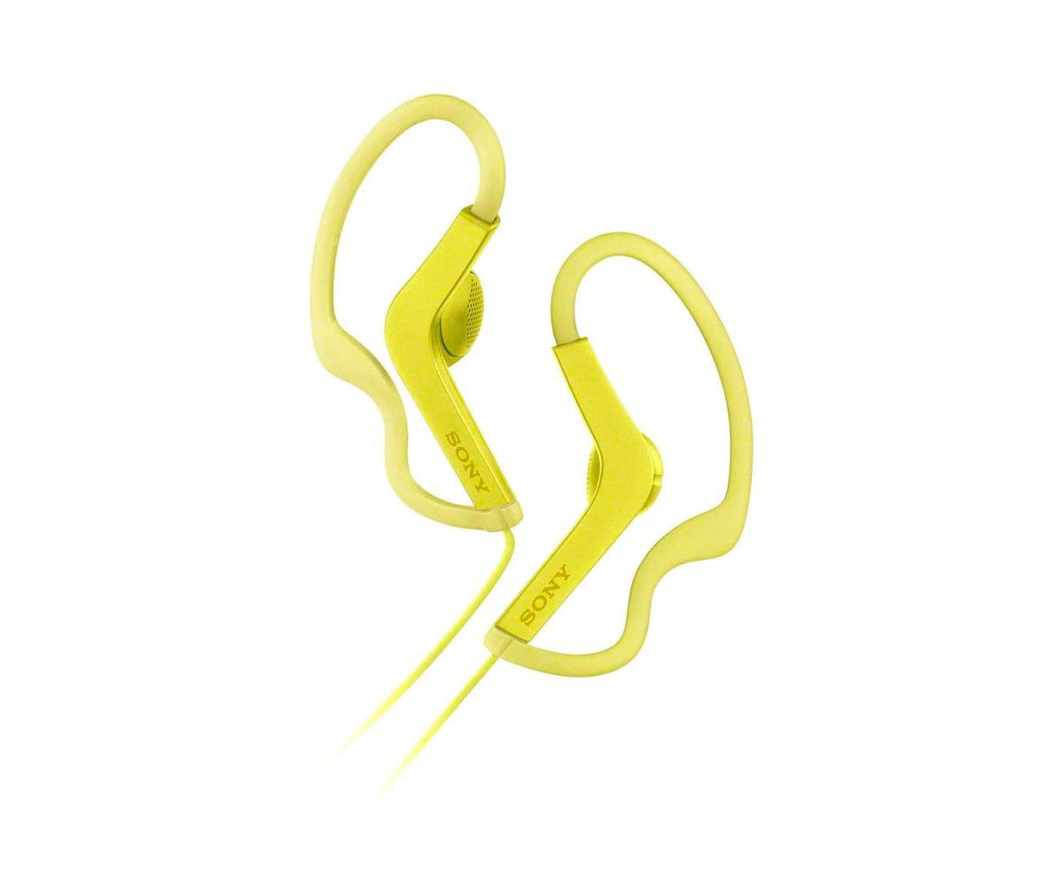 SONY MDR-AS210 AMARILLO AURICULARES DEPORTIVOS INTERNOS CON DISEÑO RESISTENTE AL SUDOR