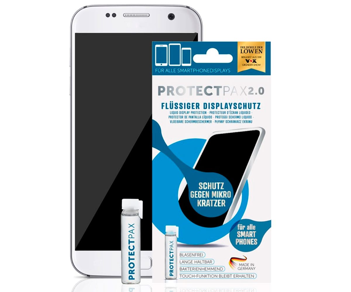 PROTECTPAX 2.0 PROTECTOR UNIVERSAL PARA SMARTPHONES LÍQUIDO DE DIÓXIDO DE TITANIO CRISTAL TEMPLADO