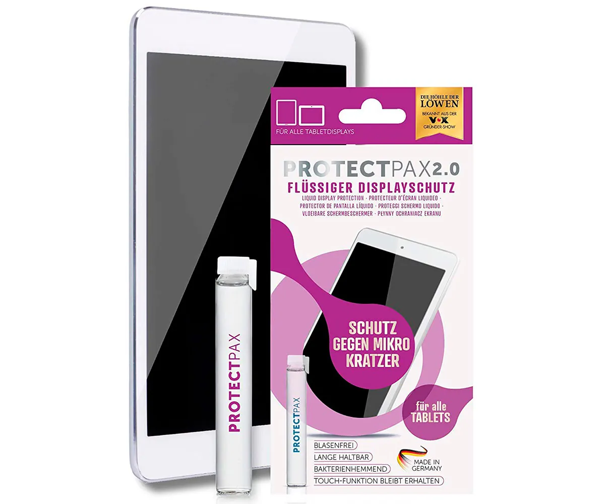 PROTECTPAX 2.0 PROTECTOR UNIVERSAL PARA TABLETS LÍQUIDO DE DIÓXIDO DE TITANIO CRISTAL TEMPLADO