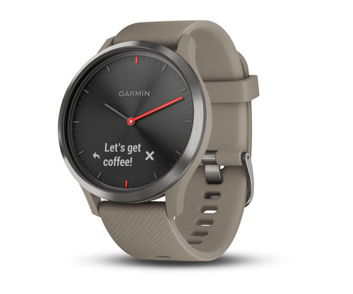 GARMIN VIVOMOVE HR SPORT NEGRO BEIGE RELOJ INTELIGENTE