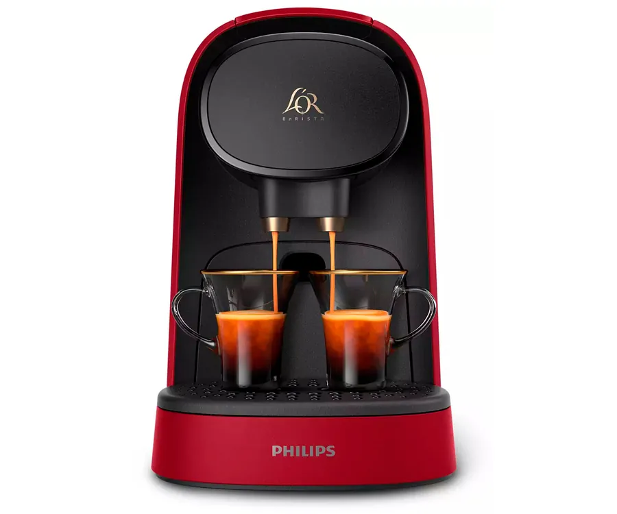 PHILIPS L'OR Barista Sublime Red / Cafetera de cápsulas Nespresso + 50  cápsulas