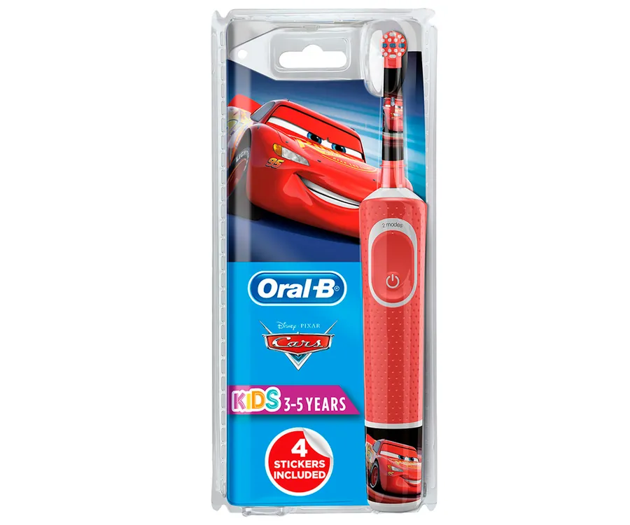 Oral-B Kids Disney Cars Cepillo de dientes eléctrico infantil con  tecnología de Braun