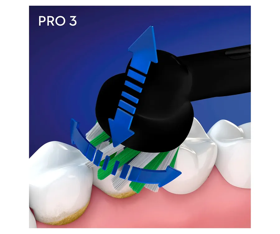 Oral-B PRO 3 Cepillo de Dientes Eléctrico con Mango Recargable y Sensor de  Presión