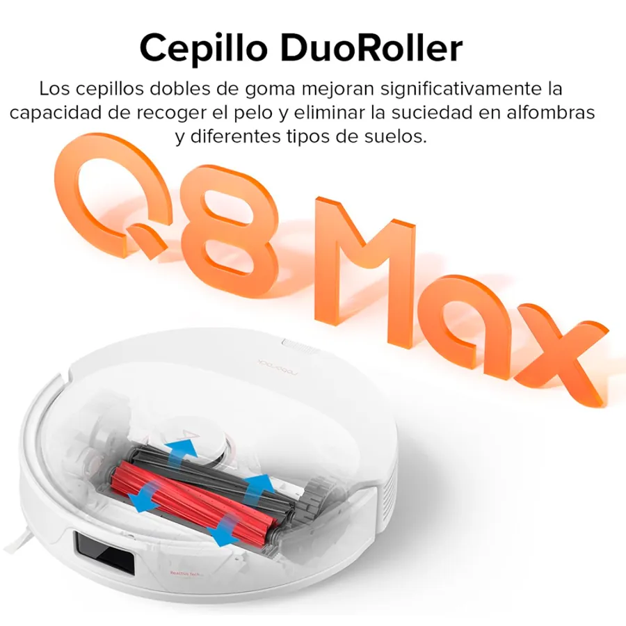 roborock Q8 Max White / Robot aspirador inalámbrico