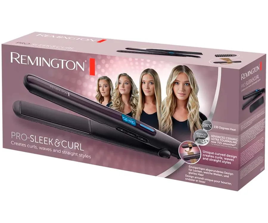 Remington Pro-Sleek Curl Plancha de pelo ielectro