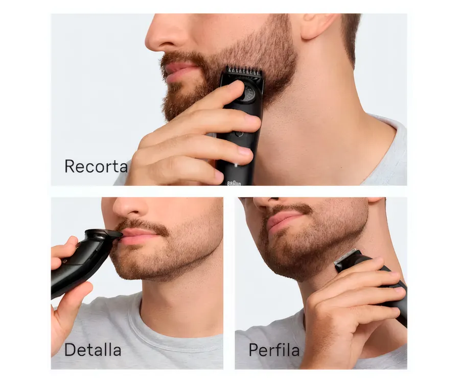 BRAUN BT5560 Recortadora de barba con accesorios ielectro