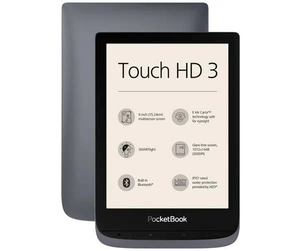 PocketBook Touch 3 HD Metallic Grey / Libro electrónico 6" 16GB (2)