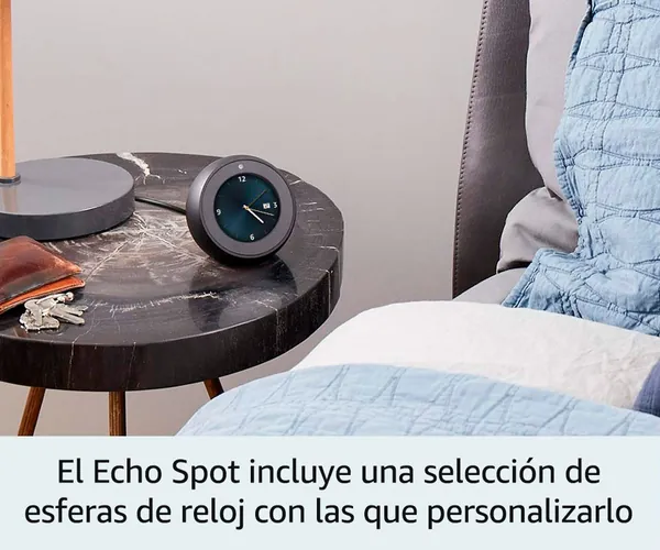 Echo Spot, el nuevo reloj despertador inteligente de