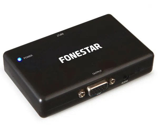 FONESTAR FO-420HV CONVERTIDOR DE HDMI A VGA Y AUDIO ESTÉREO 1080P HDCP