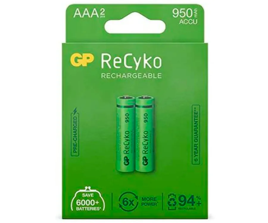 GP ReCyko 2xAAA 950mAh / Pilas recargables