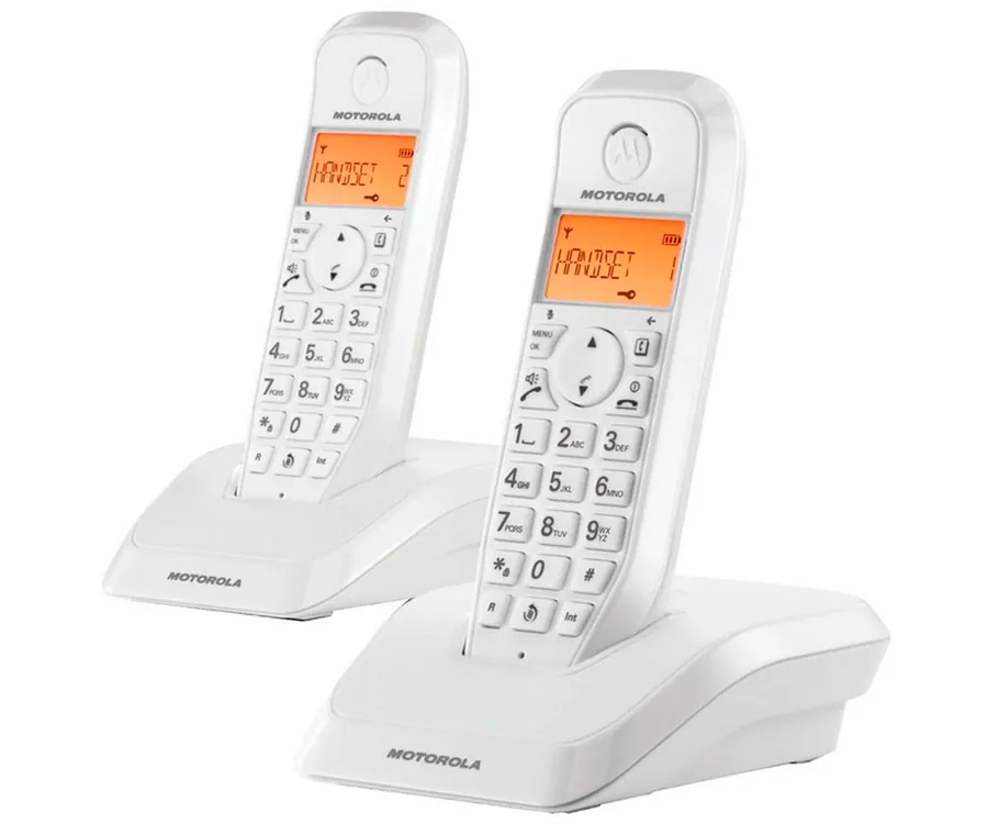 Motorola S1202 Dúo Blanco / Teléfonos inalámbricos