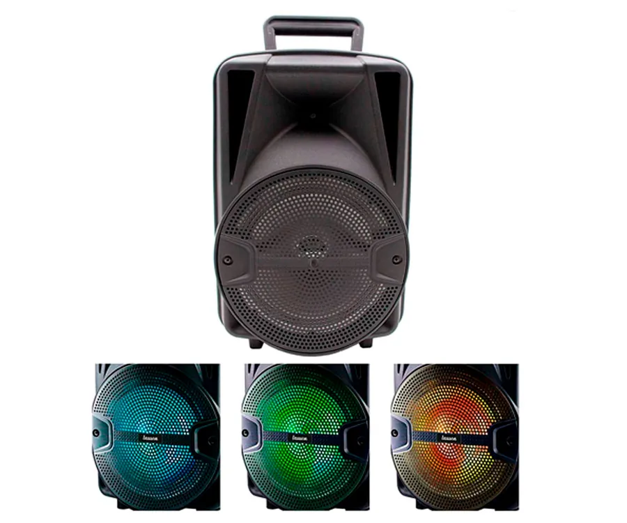 Lauson Llx35 Negro Altavoz Inalámbrico Portátil 28w Bluetooth Karaoke Fm Luces U... (3)