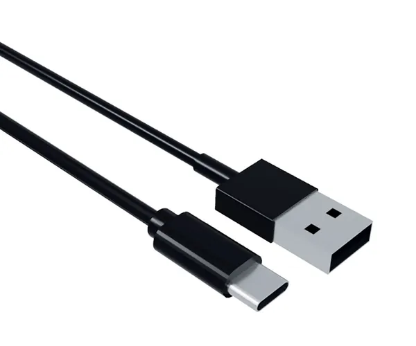 KSIX LCCUC03 CABLE DE DATOS/CARGA NEGRO USB TIPO C 1M