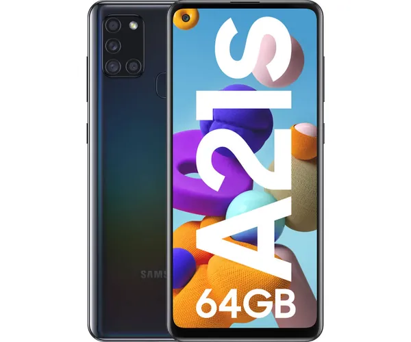 SAMSUNG GALAXY A21s NEGRO MÓVIL 4G DUAL SIM 6.5'' LCD HD+ OCTACORE 64GB 4GB RAM...