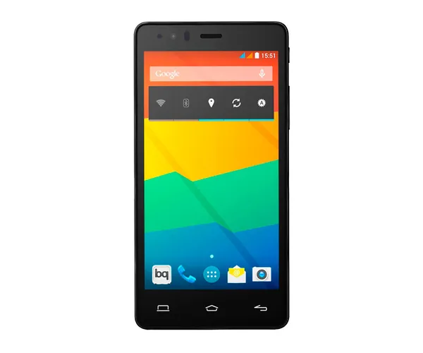 BQ Aquaris E5 - Smartphone, pantalla 5 pulgadas, resolución HD, memoria  interna 16 GB, conectividad 4G, color Negro Blanco