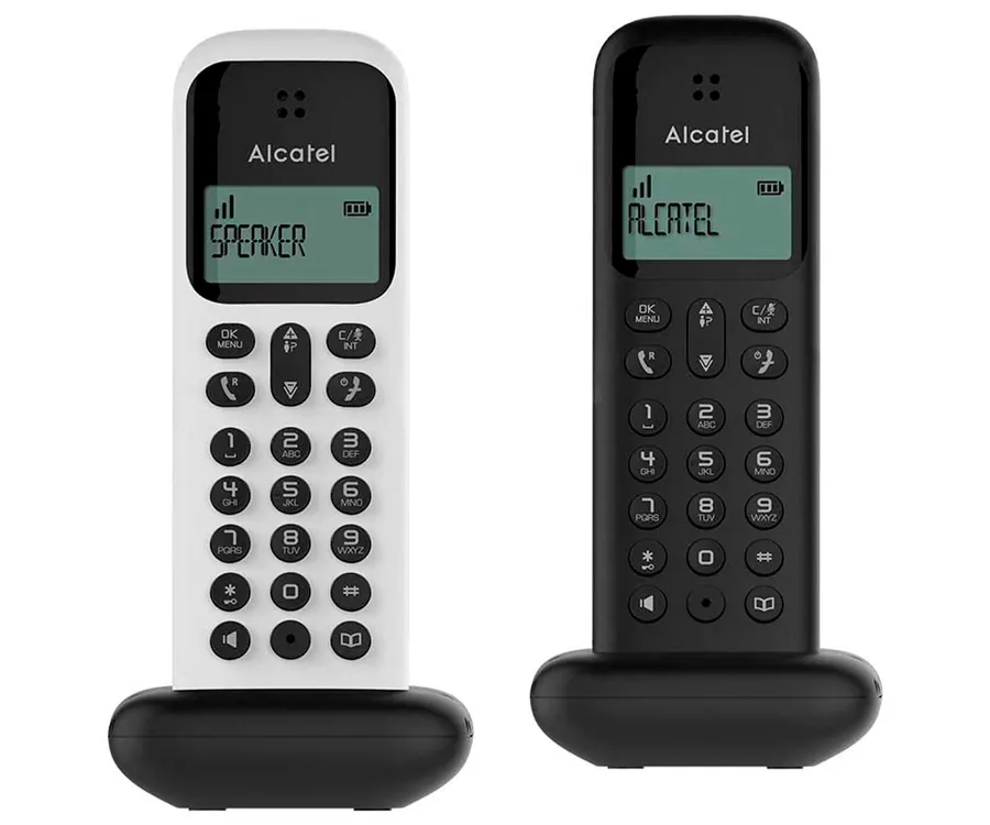 Alcatel D285 DUO Blanco y Negro / Teléfono fijo