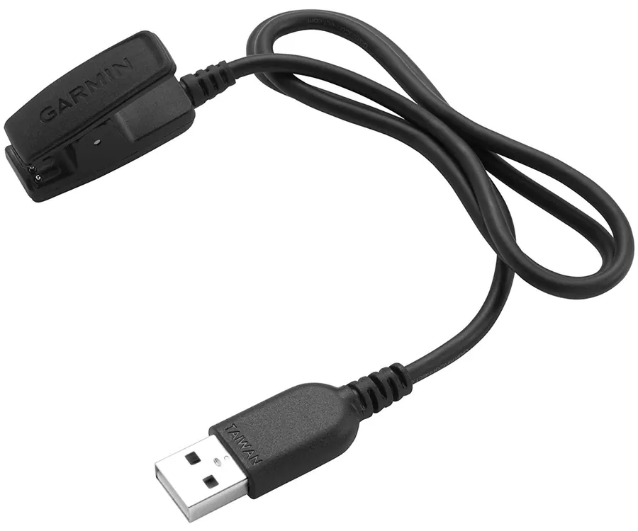 GARMIN CHARGER CLIP FORERUNNER 1.15A Negro / Cable USB-A (M) a corriente 50cm