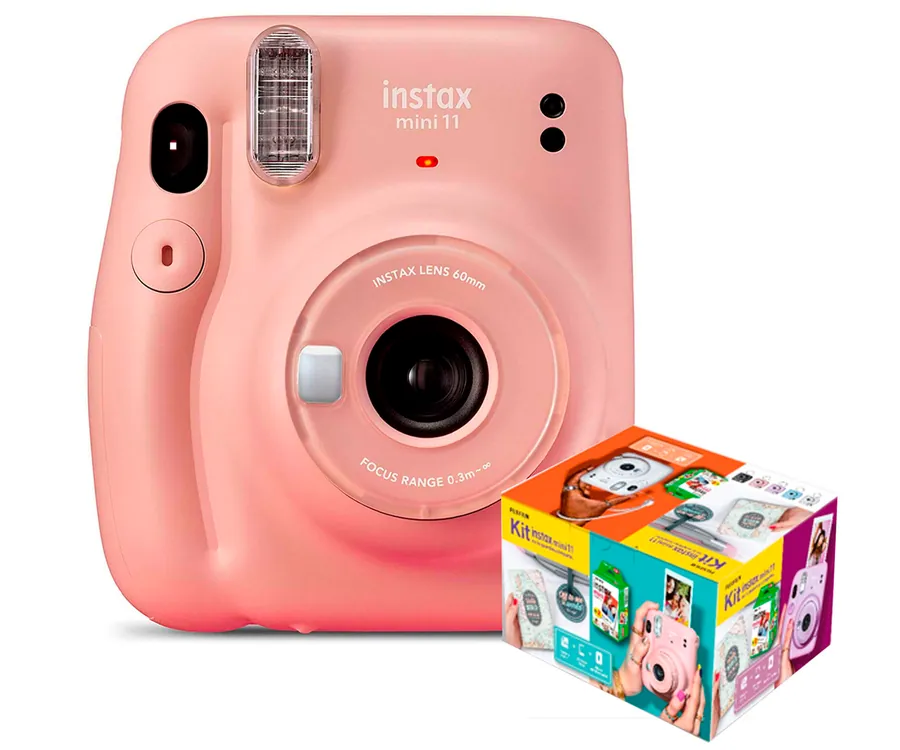 Cámara instantánea Fujifilm Instax Mini 11 Rosa - Cámara de fotos