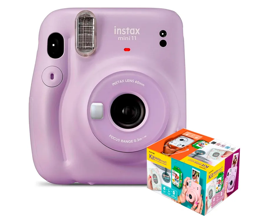 Camara Instantanea Fujifilm Instax Mini 11 Lila -Paquete