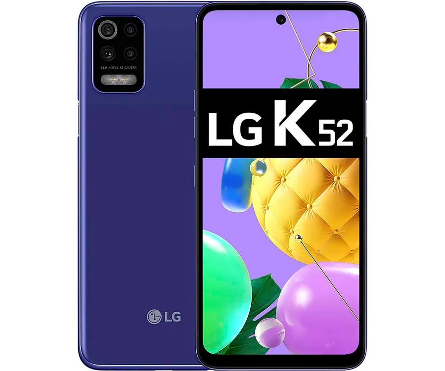LG K52 AZUL MÓVIL 4G DUAL SIM 6.6'' HD+ OCTACORE 64GB 4GB RAM QUADCAM 48MP SELFI...