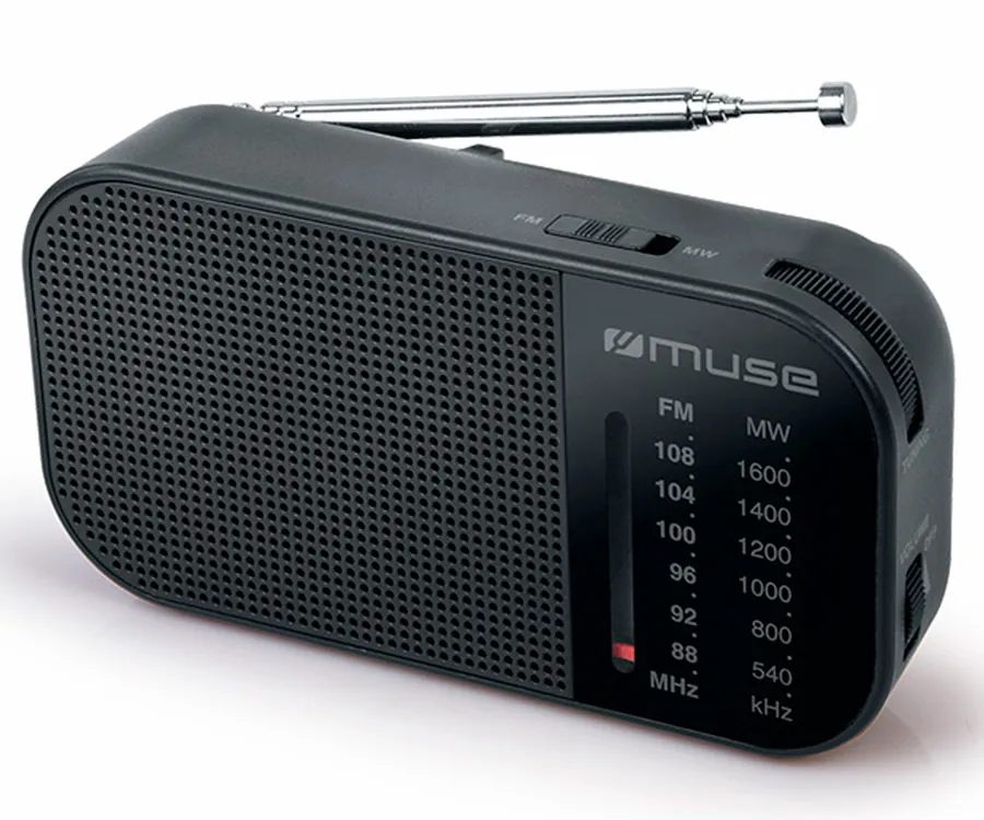 Muse M-025 R Negro / Radio portátil