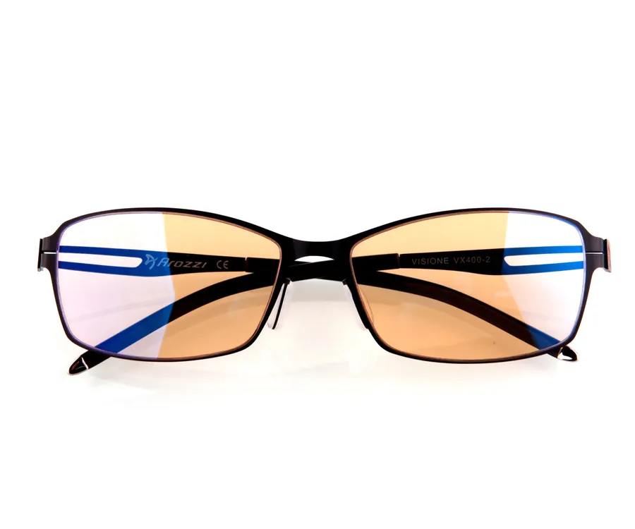 Arozzi Visione VX-400 Negro/Gafas para fatiga ocular/Filtra rayos UV