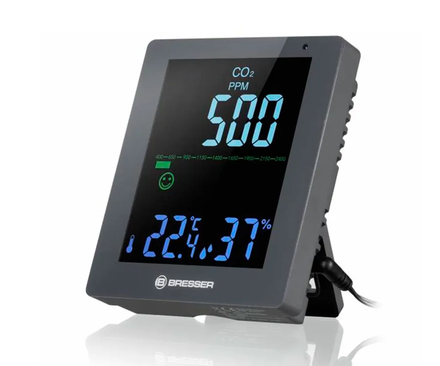 Bresser Monitor CO2 y calidad del aire Gris