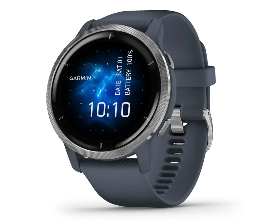 Garmin Venu 2 Azul Granito/Smartwatch multideporte/WiFI/PASS/GPS Integrado/ Frecuencia/Actividad/Sueño/45mm